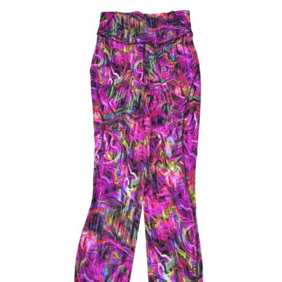 Lululemon Base Pace High-Rise Running Tight 25" In Hyper Flow Pink Multi Size 2 - Picture 4 of 7